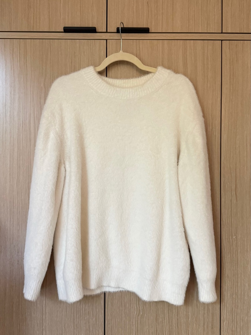 Babaton Cozy Cream Mohair Crewneck Women's Sweater